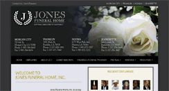 Desktop Screenshot of jones-funeral-home.com